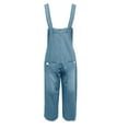 thumbnail image 6 of Clearance!NMMUED Denim Overalls for Women, Overalls for Women Loose Fit, Bib Overalls Women, Jean Overalls for Women, Baggy Overalls for Women, Blue L, 6 of 6