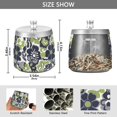 thumbnail image 2 of Yayeee Ashtray with Lid for Cigarette Smokeless Stainless Steel Home Ash Holder, Retro Floral Pattern, 2 of 7