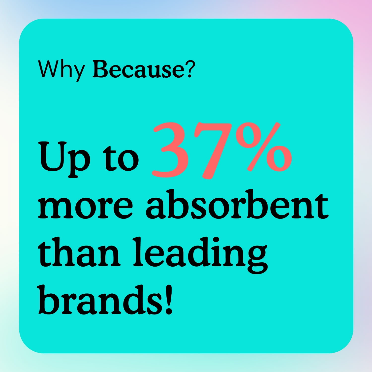 Because Women's Incontinence Underwear - Sensitive Skin - Overnight, L, White, 14 Ct