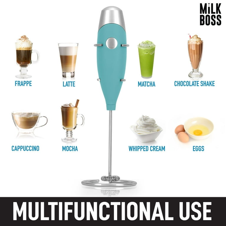 Zulay Kitchen MILK BOSS Milk Frother With Stand - Mimosas, 1 - Foods Co.