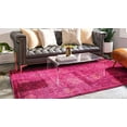 thumbnail image 3 of Unique Loom Medici Collection Vintage Botanique Tapis Rouge Traditionnel (5 0 x 8 0), 3 of 5