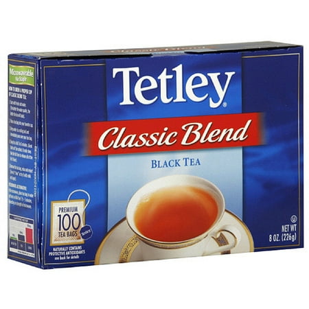 Tetley Black Tea, 8 oz (Pack of 12)