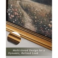 thumbnail image 4 of Pintura de pared HUARCEY, vintage, con marco dorado, vista al mar, 30 x 40 cm, 4 of 7