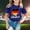 Navy, variant on Girls Germany Flag Tee Heart Graphic Crewneck Short Sleeve National Pride Casual Blouse Soccer Fan Pullover Top