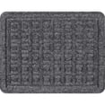 thumbnail image 5 of SafeGuard Carpeted Charcoal Squares Universal Fit Needlepunch Car Floor Mats 4 pack, 5 of 12