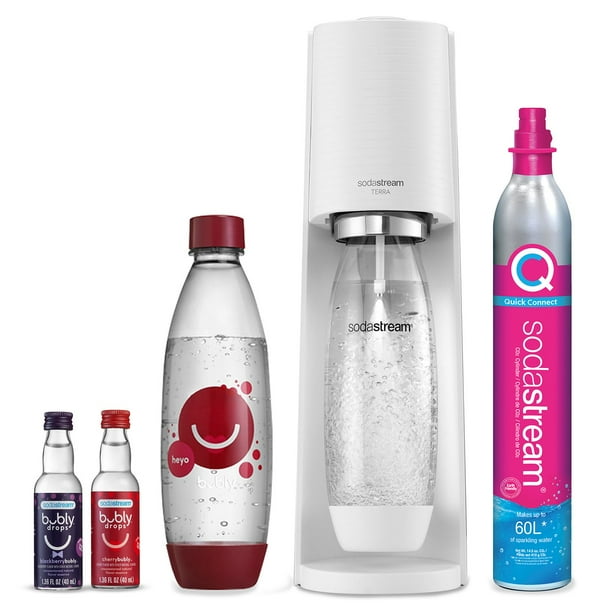 sodastream TERRA 赤 レッド SodaStream Terra Red Soda Machine and Sparkling Water Maker
