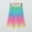 Multicolor, variant on Qingpeng Girls Elastic High Waist Cotton Maxi Skirt Cute Print A-Line Pleated Long Skirts
