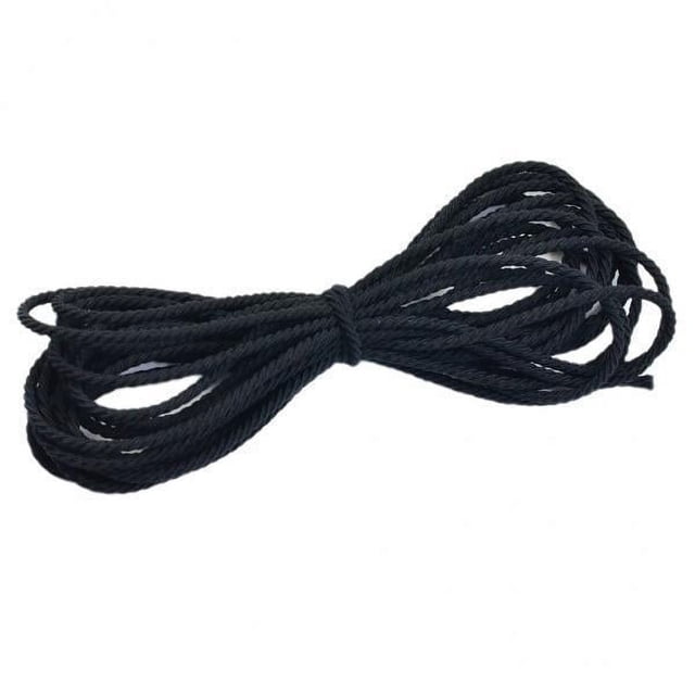 Cinta Elástica para El Pelo de 5x2,8mm, Soporte para , Lazos para El Cabello DIY, Material 50m, Negro 5 piezas