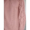thumbnail image 7 of Cupshe Women's Cutout Crewneck Long Sleeve Sweater, Sizes XS-XL, 7 of 7