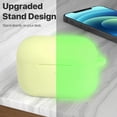 thumbnail image 2 of IBAOLEA Compatible with AirPods Pro Case, Protective Silicone Cover Compatible with AirPods Pro (2019) Fluorescent Green, 2 of 8