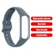 thumbnail image 5 of Pulsera ajustable con correa silicona para Fit-E SM-R375 (gris), 5 of 7