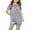 Gray, variant on Spazoro Toddler Child Girls Casual T-Shirts Tee, Crew Neck Fashion Summer Printed Short Sleeve Loose Tops Trousers for Girls Blue Size 7 T