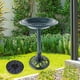 thumbnail image 1 of Jardín Pájaro Baño Balcón Adorno Cubierta Exterior Fuente de agua con energía solar Verde CUTICAT bebedero para pájaros al aire libre, 1 of 8