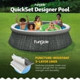 thumbnail image 5 of Funsicle Quickset 10’ x 30” Round Inflatable Top Ring Above Ground Swimming Pool Set, 5 of 7
