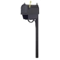 thumbnail image 3 of Berkshire Curbside Mailbox with Newspaper Tube, Locking Insert and Richland Mailbox Post, 3 of 7