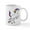White, variant on CafePress - Unicorn Cupcakes - 11 oz Ceramic Mug - Novelty Coffee Tea Cup