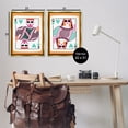 thumbnail image 4 of Stupell Industries King & Queen of Hearts Entertainment Painting Gold Floater Framed Canvas Art Print Wall Art, 21 x 31, Set of 2, 4 of 10