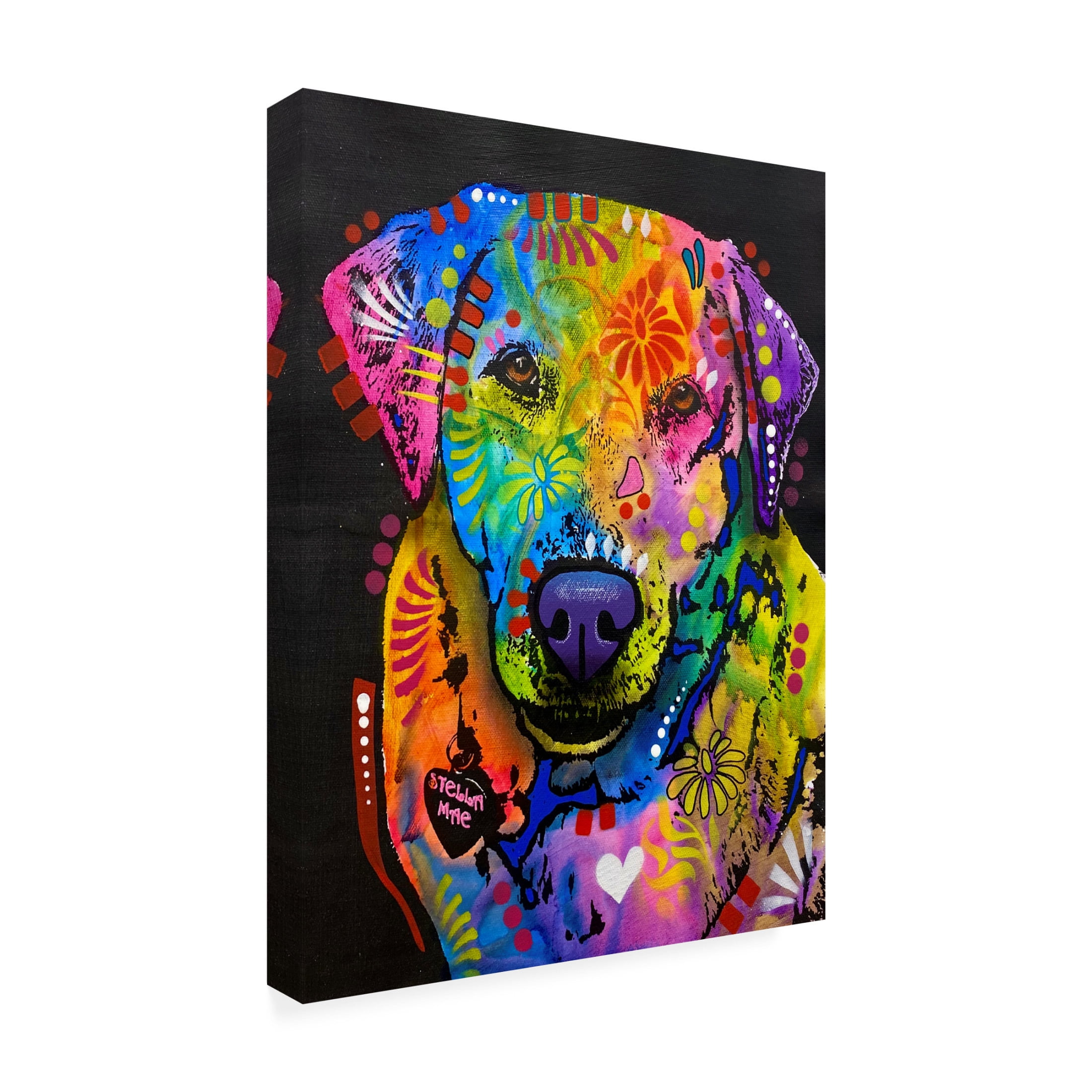 Canvas Wall Art - Dean Russo 'Do Not Do A Thing But Run Around' Wall Art for Living Room, Bedroom, or Office Décor by Trademark Fine Art - 18 x 24 Inches