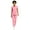 Bubble Gum, variant on Women’s 5-Pocket Anti-Wrinkle Medical Scrub Set – V-Neck Top & Straight Leg Pants, Comfortable Flexible Nursing Uniforms