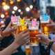 thumbnail image 5 of Juego de rotuladores para copas de vino de dedo | Pinzas de tazas numeradas para la identificación de bebidas | Reconocedor de copas de vino | Clips decorativos para eventos de fiesta | Paquete de 6, 5 of 8