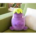 thumbnail image 5 of MochiOshis Eggplant 10-Inch Character Plush Toy | Murasaki Nasukkoshi, 5 of 8