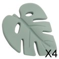 thumbnail image 1 of 4 Mordedores De Silicona Para Bebés, Juguete Para La Dentición, Juguetes Molares Para Recién Nacidos, Juguete Calmante, Verde 4 piezas, 1 of 8