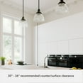 thumbnail image 6 of Hunter - Cypress Grove 1-light Natural Black Iron, Small Pendant Light, Dimmable, Transitional Style, Dome Shaped, for Bedrooms, Dining, Living Rooms - 19247, 6 of 8