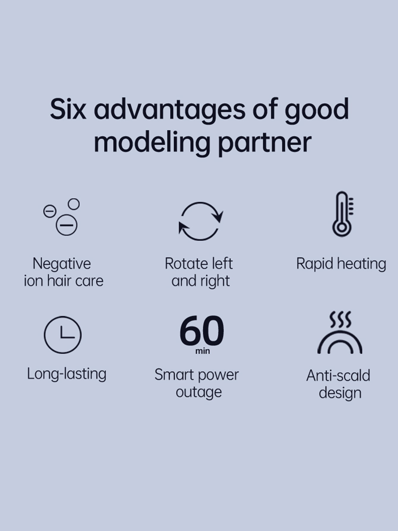 Automatic Rotating Curling Iron, 360° Dual-Direction with Digital Temperature Control, Anti-Scald Design, Negative Ion Hair Care, Rapid Heating, Ceramic Coating, Long-Lasting Curls for All Hair Types