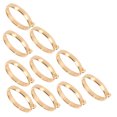 thumbnail image 4 of 10PCS Round Hollow Frame Pendants for DIY Jewelry Making Findings Crafting SuppliesGold, 4 of 14