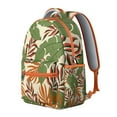 thumbnail image 2 of Exotic Floral Backpack Jungle Leaves Hawaiian Print School Bag Summer Beach Tropical Backpack for Students, 2 of 6