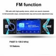 thumbnail image 4 of 1 Din car Radio Bluetooth Hands-Free ‌4'' HD Car Player ‌RMVB Compatible Dual Audio Output ‌Built-in FM Universal Direct Plug-In, 4 of 12