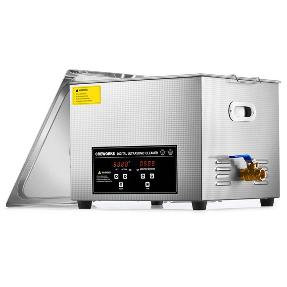Limpiador ultrasónico CREWORKS 15L Acero Inoxidable 360W