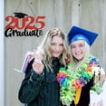 thumbnail image 4 of LanSuare 2025 Graduation Wooden Wall Hanging Decoration with Congrats Graduation Sign for College High School Graduation Party Supplies, 4 of 6