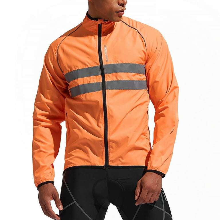 cycling jacket orange