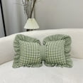 thumbnail image 3 of Jubipavy Couch Pillows Polyester Plaid Pillow Sofa Pillow Cushion Two Purpose Bow Pillow Waist Pillow 19.6x11.8 Inches Mother's Day Gift, 3 of 6