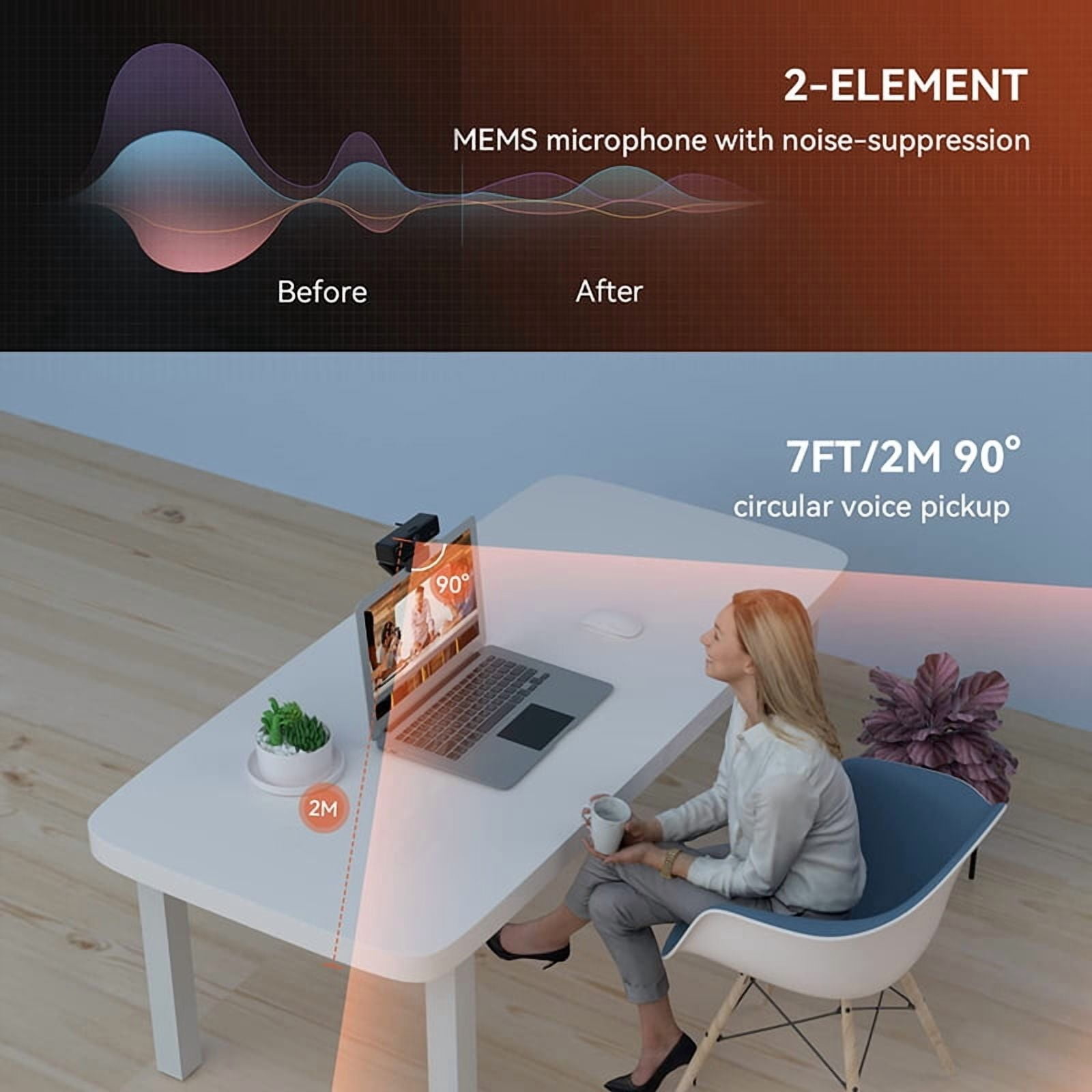 V11 1080P Webcam With Microphone Autofocus Usb Camera Full Hd For PC Computer Mac Laptop Live Streaming Camera Podcast