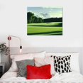 thumbnail image 5 of Orinice Trees Sky Superflat Fine Art Aesthetic Poster & Print Wall Painting for Home Decor 20x16in, 5 of 6
