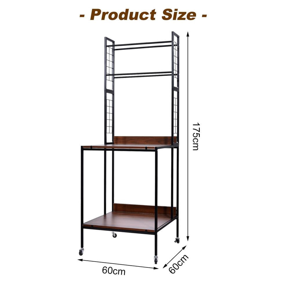 3D Printer Stand, Mobile Printer Stand with Wheels, Heavy Duty 3D Printer Table Stand with Filament Storage Rac for Garage Office Workshop, Printing Station