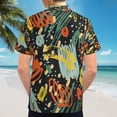 thumbnail image 6 of High Quality Hawaiian Shirts for Men Short Sleeve Aloha Beach Shirt Floral Summer Casual Button Down Shirts Blouses DKO3JX, 6 of 7