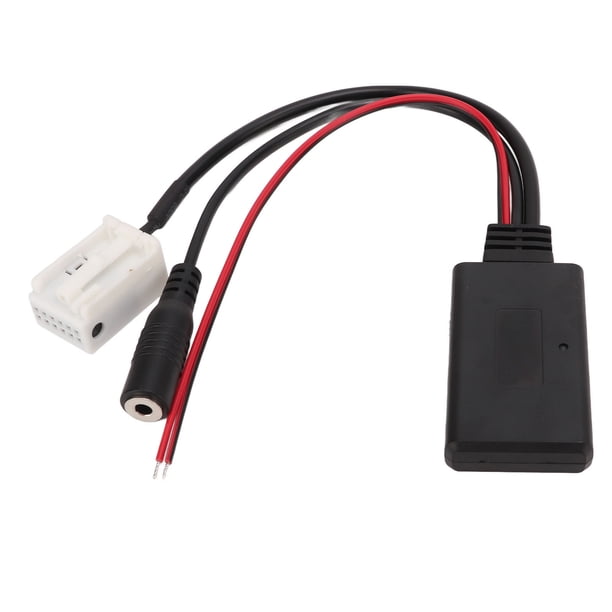 Adaptador De Audio, Instalación Simple Adaptador De Cable Auxiliar Confiable Bluetooth 5.0 Profesional Para Automóvil