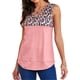 thumbnail image 5 of Guardurnaity Chaleco Estampado Leopardo Escote En V Camiseta Sin Mangas Mujer Verano Tanktop Prendas para la parte del cuerpo Rosado METRO Guardurnaity AP002393-07, 5 of 6