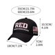 thumbnail image 4 of Gorra de béisbol – Gorra informal, estampado rojo de arte patriótico, ligera y cómoda para el día a día, uso duradero para el día a día, 4 of 9