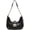 B-black, variant on Kukuzhu Women's Hobo Bag PU Leather Crossbody Shoulder Bags Trendy Mini Purses Underarm Handbags Top Handle Bag Totes