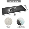 thumbnail image 3 of Haosy Solar Eclipse Bathroom Rugs Non Slip Absorbent Soft Plush Quick Dry Bath Mat, 39"x20", 3 of 8