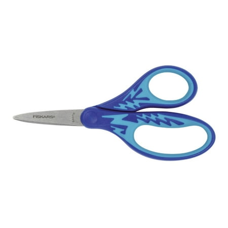 Fiskars 054839 Compact Pointed Tip Left Hand Scissor For Kids, 5 In -