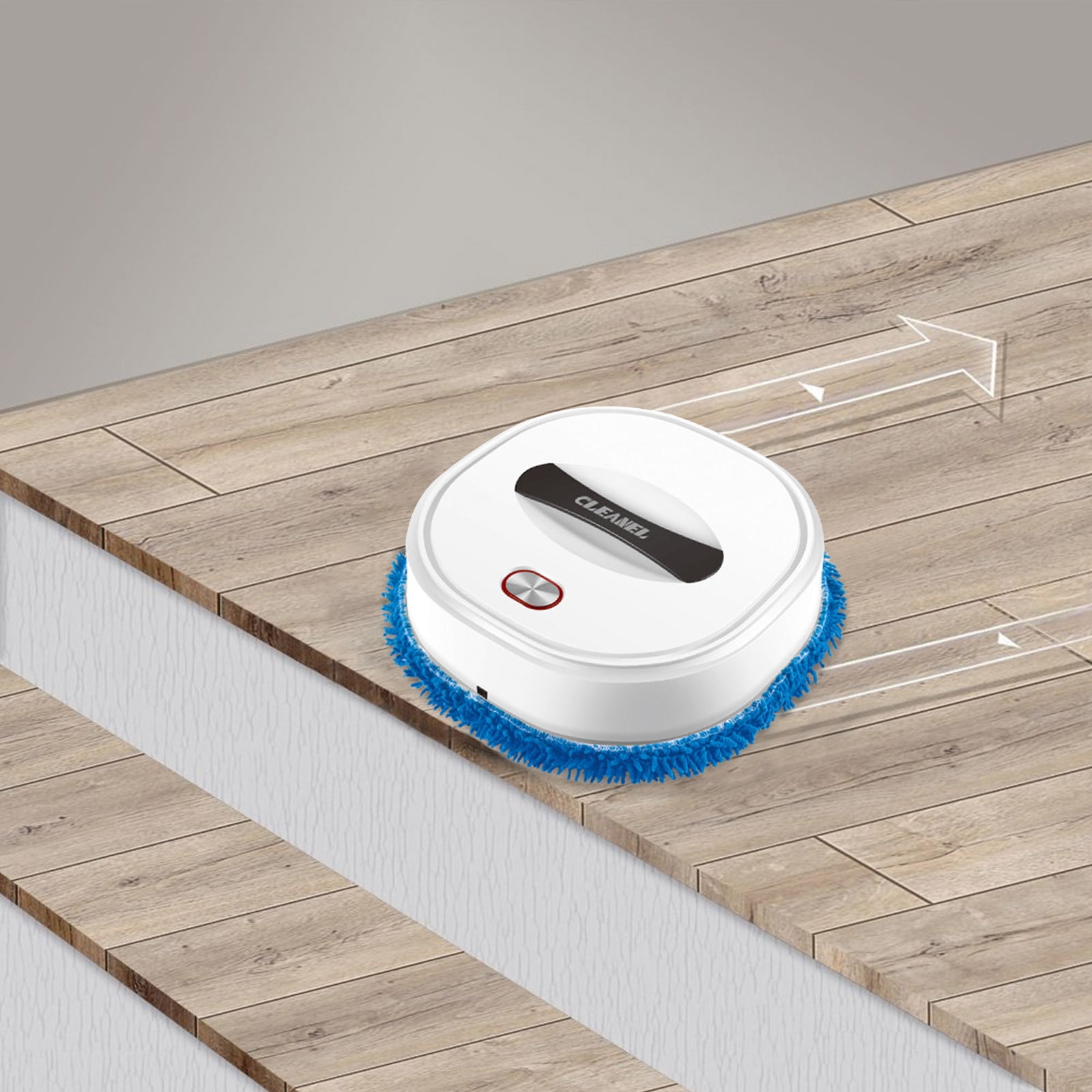 Robot Vacuum Cleaner,Sweeping Robot, Slim Quiet,Cleans Hard Floors To Medium-Pile Carpets,Integral Multiple Cleaning Modes Vacuum White Free Size