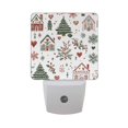 thumbnail image 6 of Yayeee LED Night Light for The Home Plug in With Light Sensors 2 Pack, White Nordic Christmas House, 6 of 6