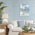thumbnail image 3 of Stupell Industries Tropical Flamingo At Shore Canvas Art, 16 x 20, by The Prints Vibe, 3 of 8