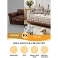 thumbnail image 5 of Boho Geometric Couch Cover for Dogs, Modern Brown Abstract Art Western Southwest Washable Sofa Covers Slipcover for Pets Dogs Futon Cover, Couch Recliner Covers, Oversized Chair Slipcover 71"x91", 5 of 9