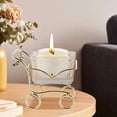 thumbnail image 4 of candeliere decorativo Soporte de lámpara de té Bandeja candeliere candeliere de exhibición para de de pequeña sala de noche , champán perfecl Porta vela, 4 of 8